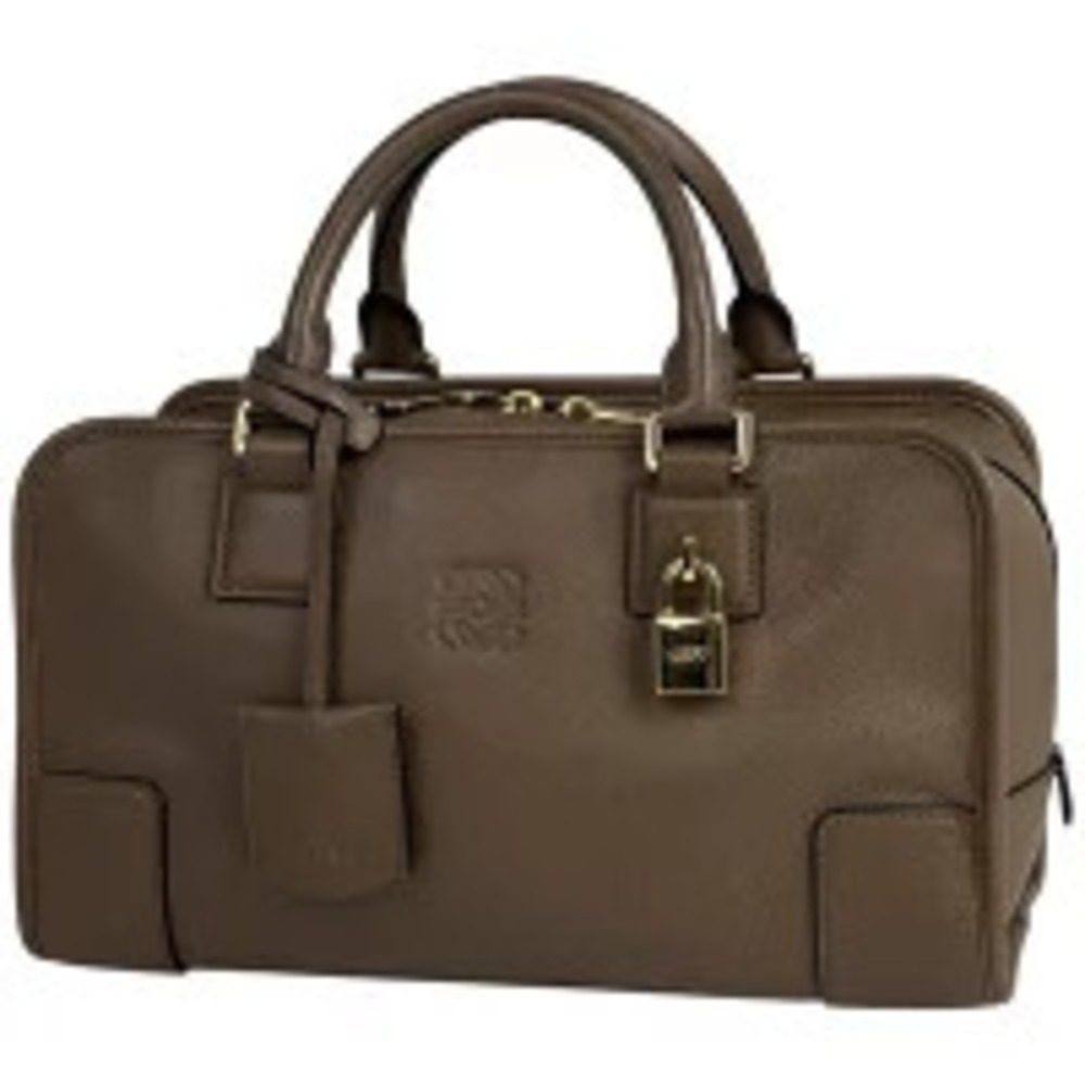 Loewe Amazona Anagram Handbag Leather Brown